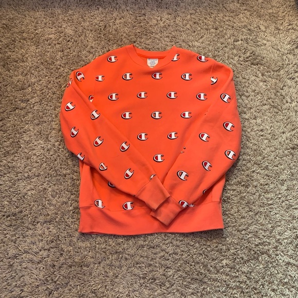 Salmon Champion Logo Sweater - Picture 2 of 3